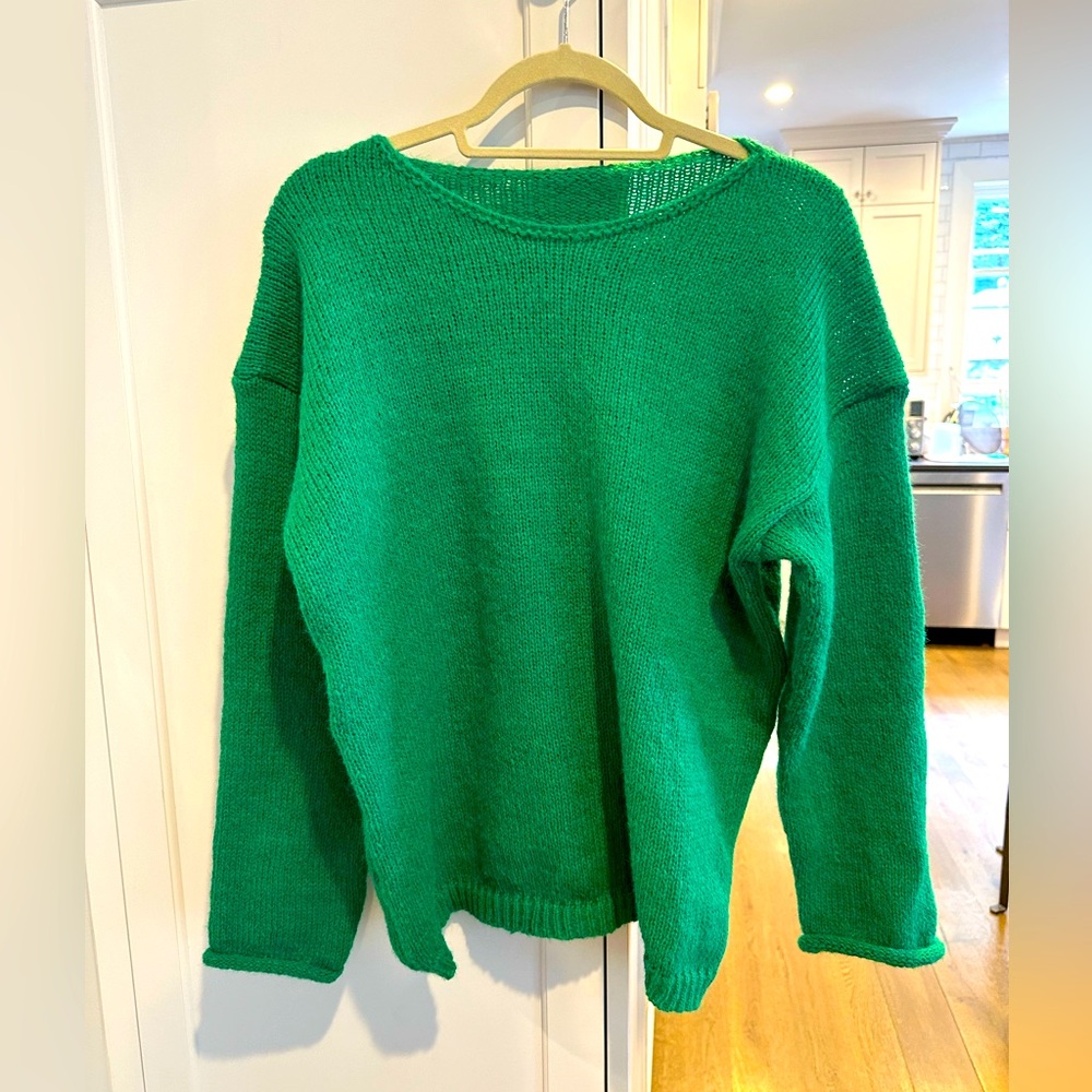 Oversized Kelly Green sweater